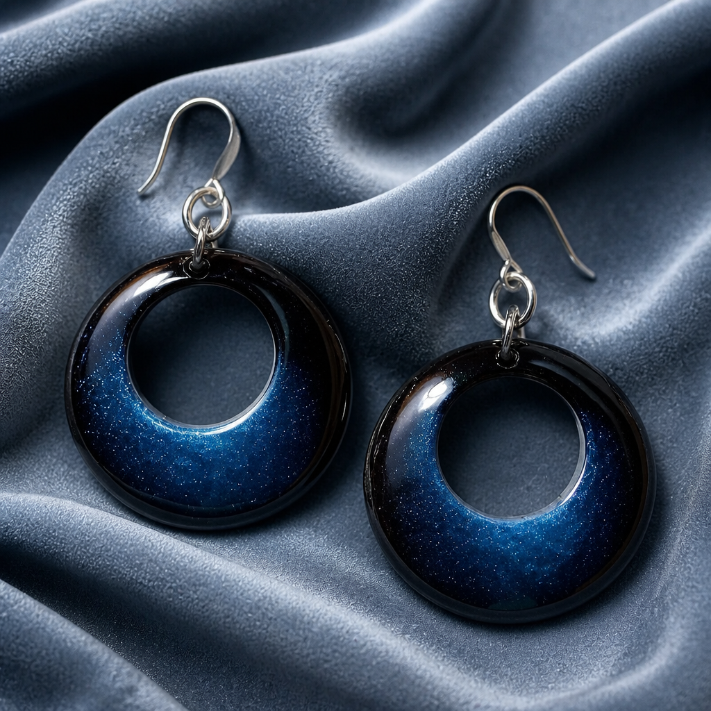 Stylish elegant handmade earrings, sparkle and shine while turning heads. Hypo-allergenic hooks for a lightweight comfy wear. T05