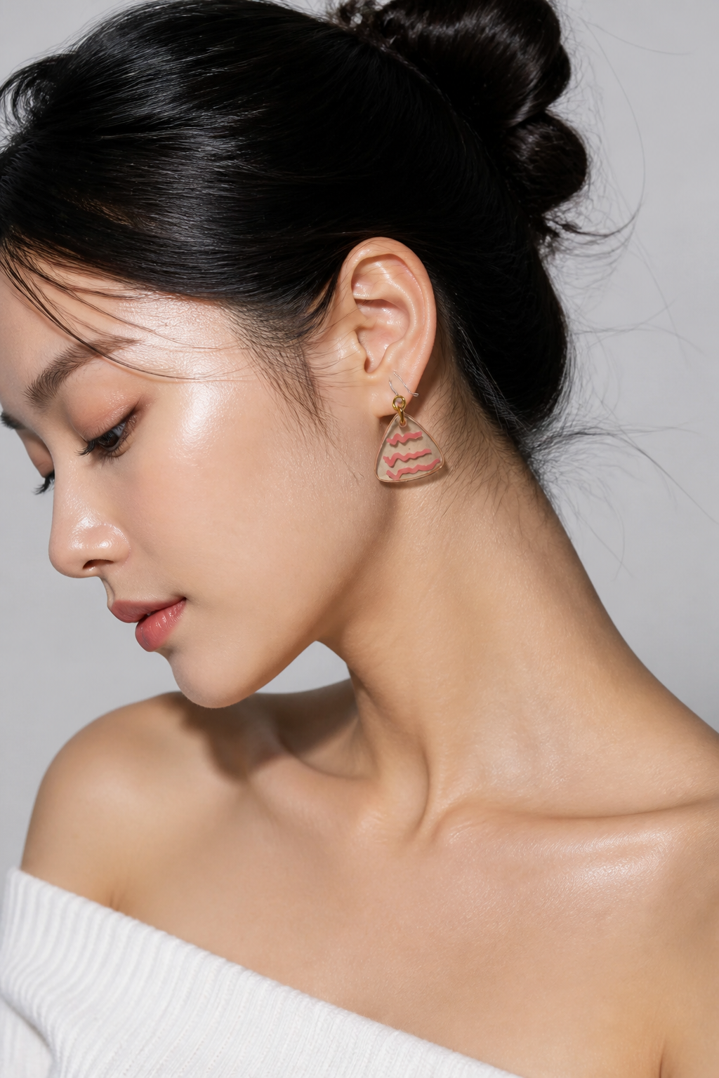 Cool funky modern handmade earrings , glam your collection with these T07