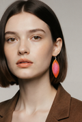 A beautiful elegant handmade earring , to glam your outfit and collection, made to enjoy !  T08