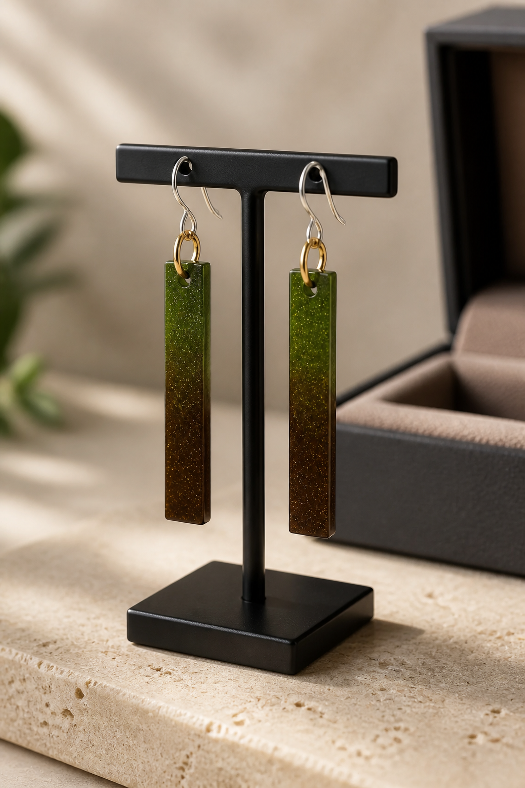 Cool sophisticated elegance , handmade earrings that stand out and turn heads. Enjoy wearing beauty !  T014
