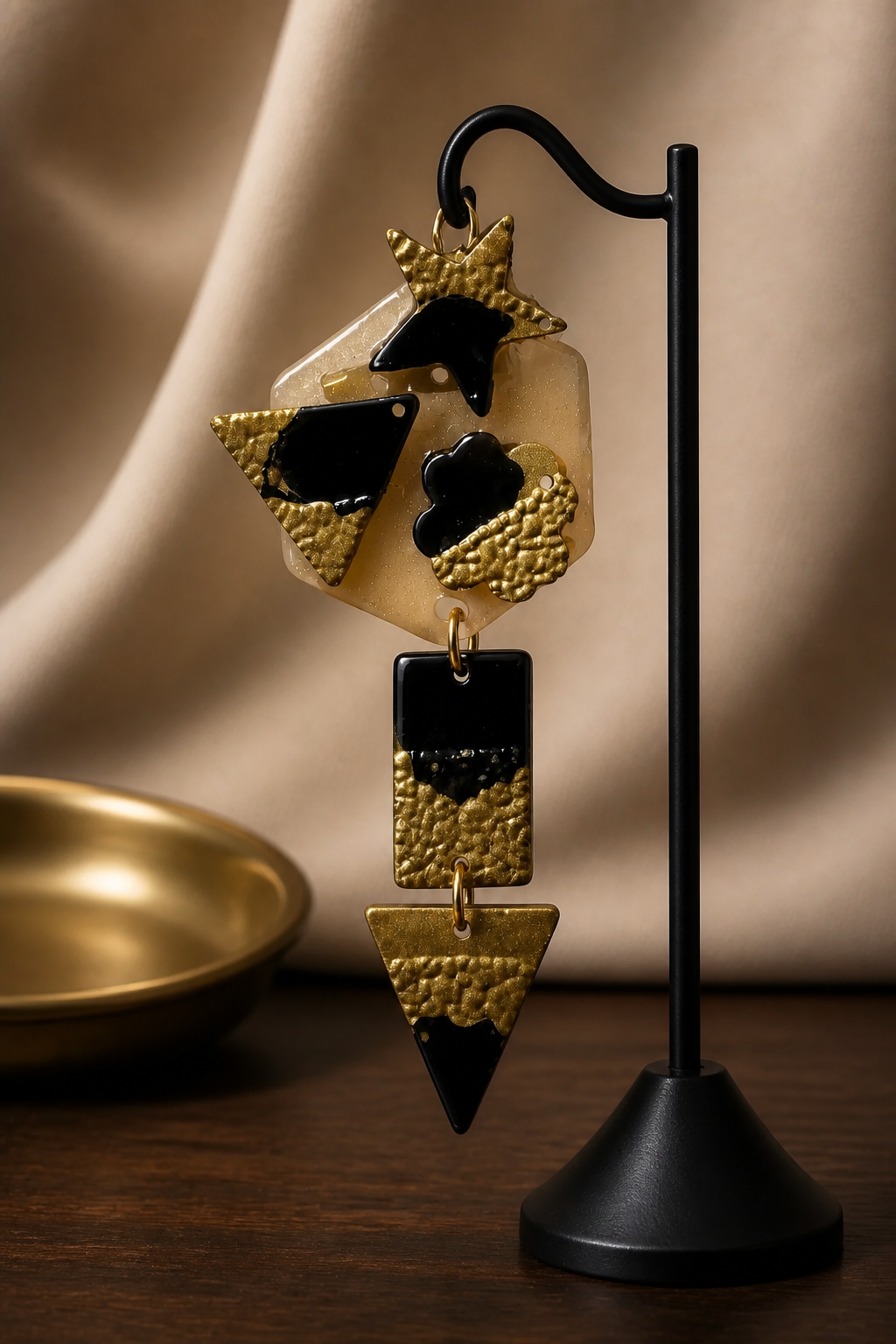 Brooches: A beautiful funky handmade brooch . Designed for a confident style.  BR31