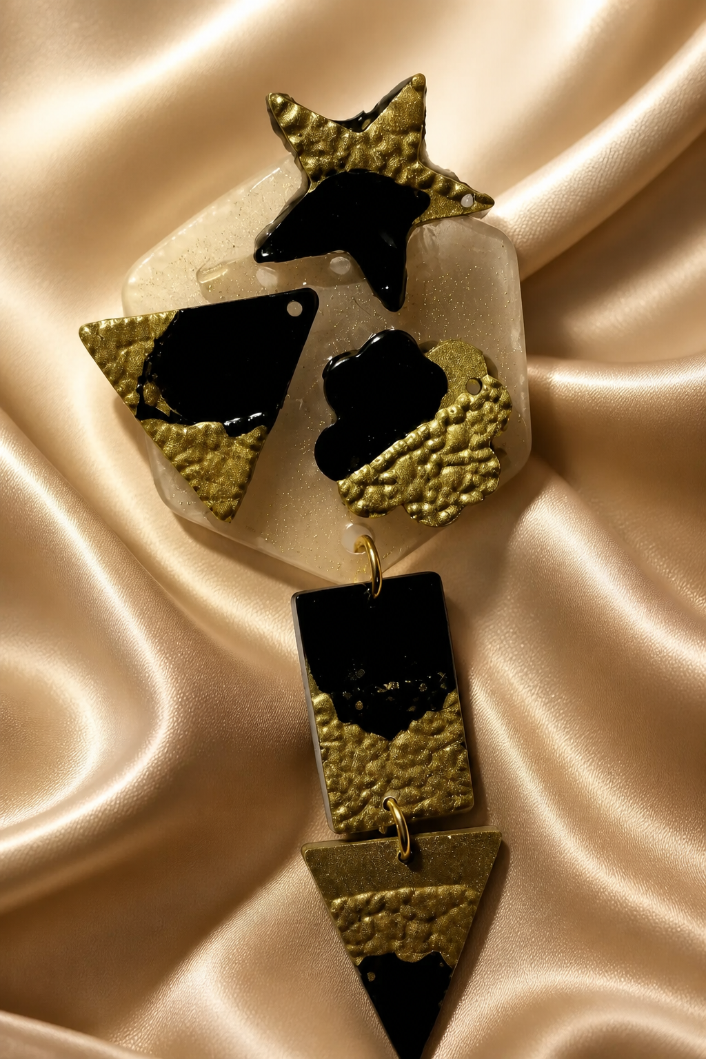 Brooches: A beautiful funky handmade brooch . Designed for a confident style.  BR31