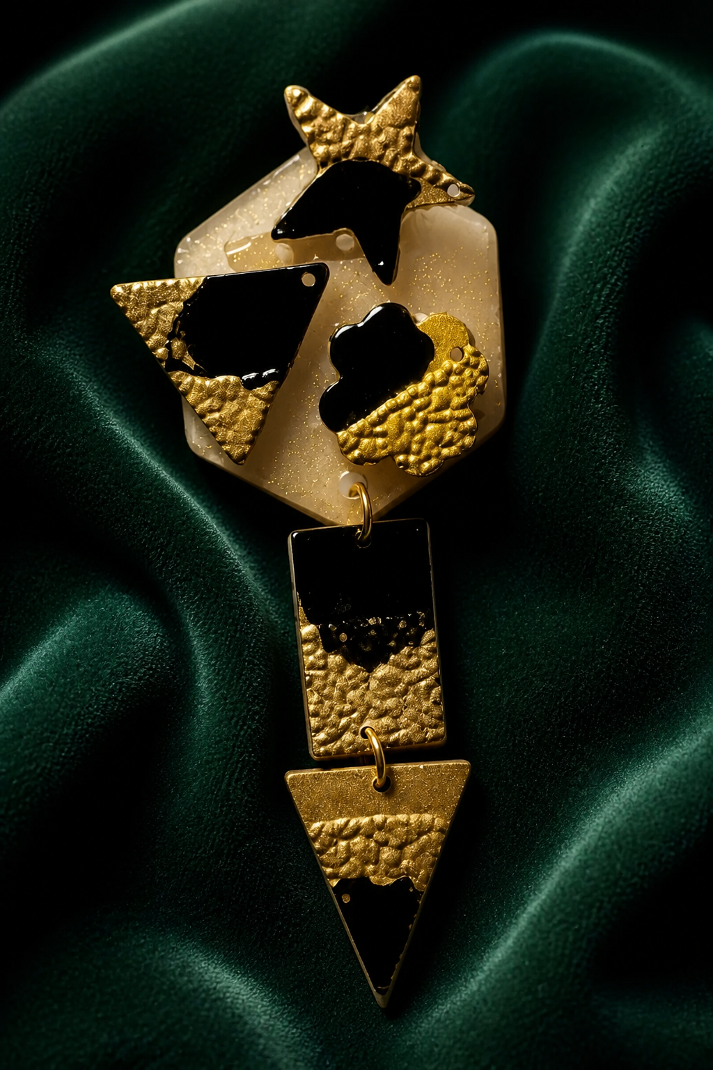 Brooches: A beautiful funky handmade brooch . Designed for a confident style.  BR31