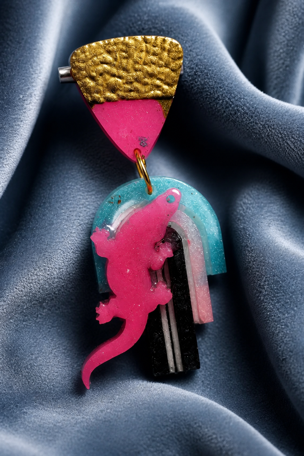 Brooches: A cool funky brooch , made to be enjoyed wearing. BR32