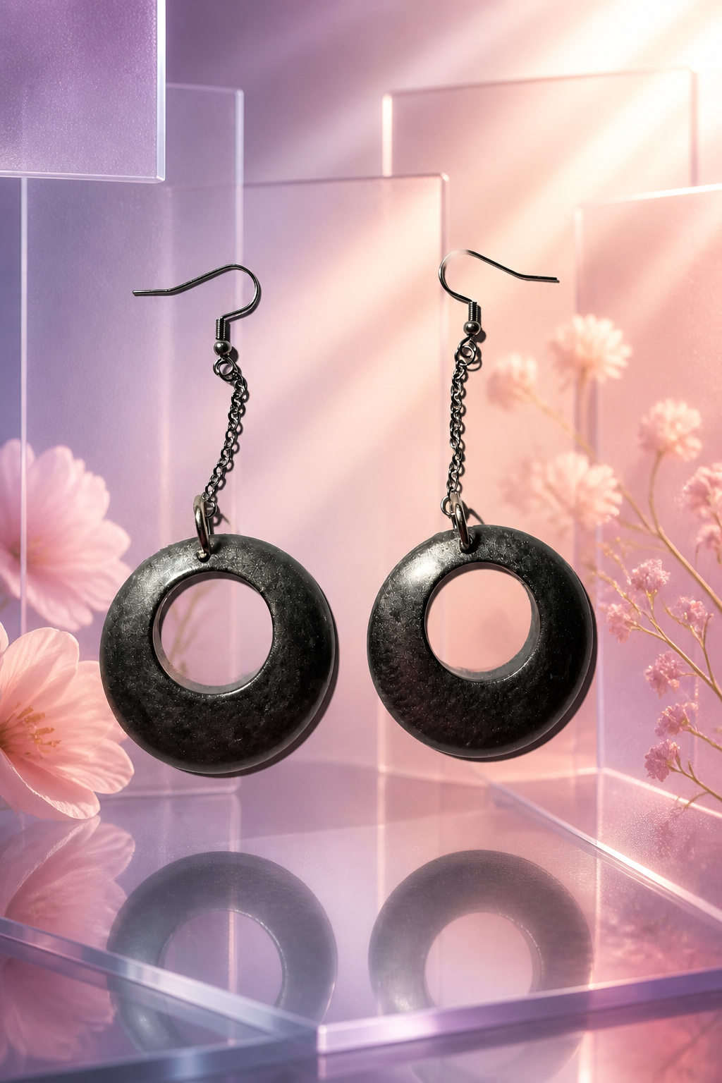 Beautiful classic elegance, handmade earrings made to stand out. Turn heads with this set. V07