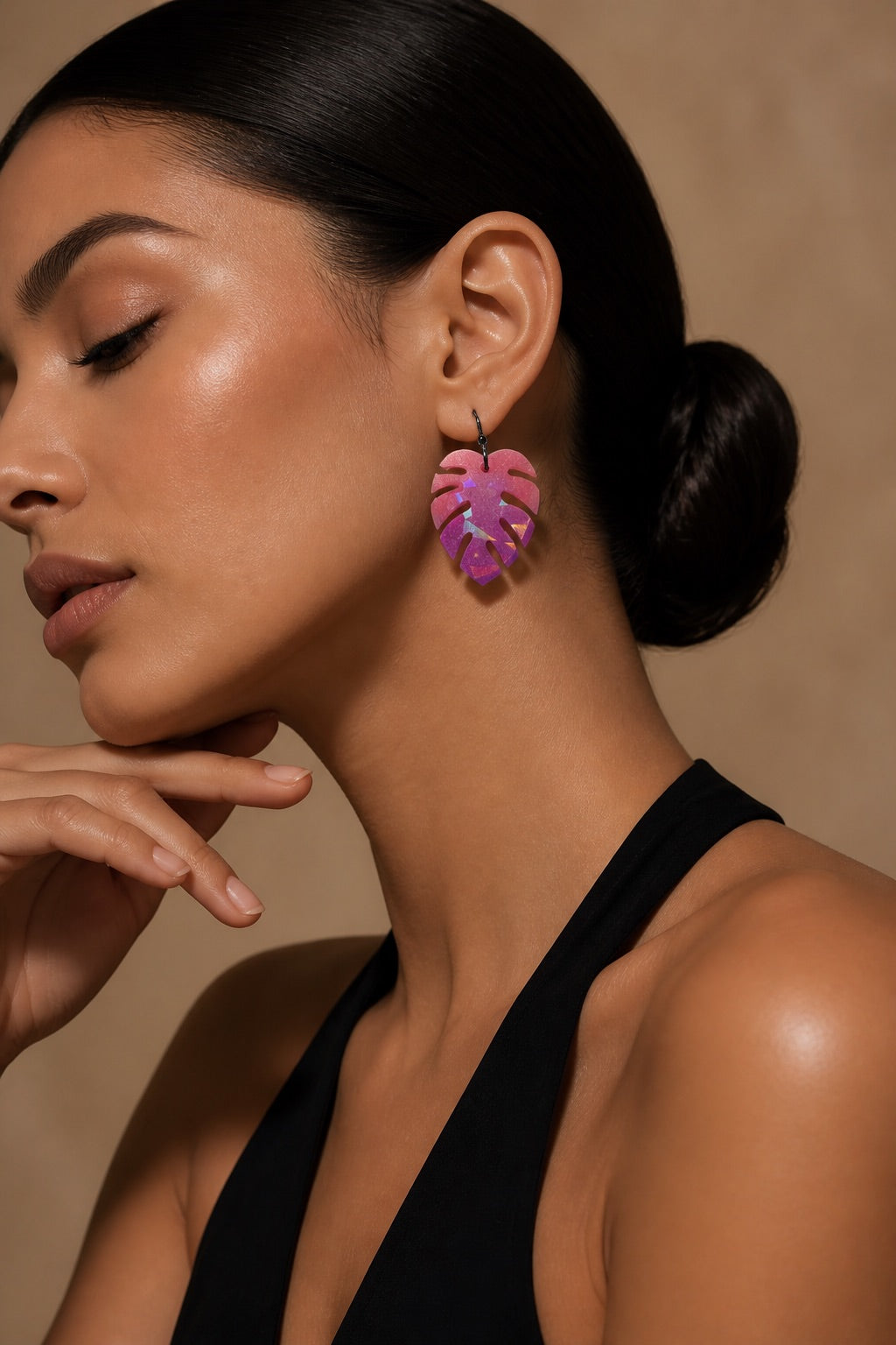 Elegant stylish hypo-allergenic handmade earrings. Yes, you need and want it now before it is gone. V12