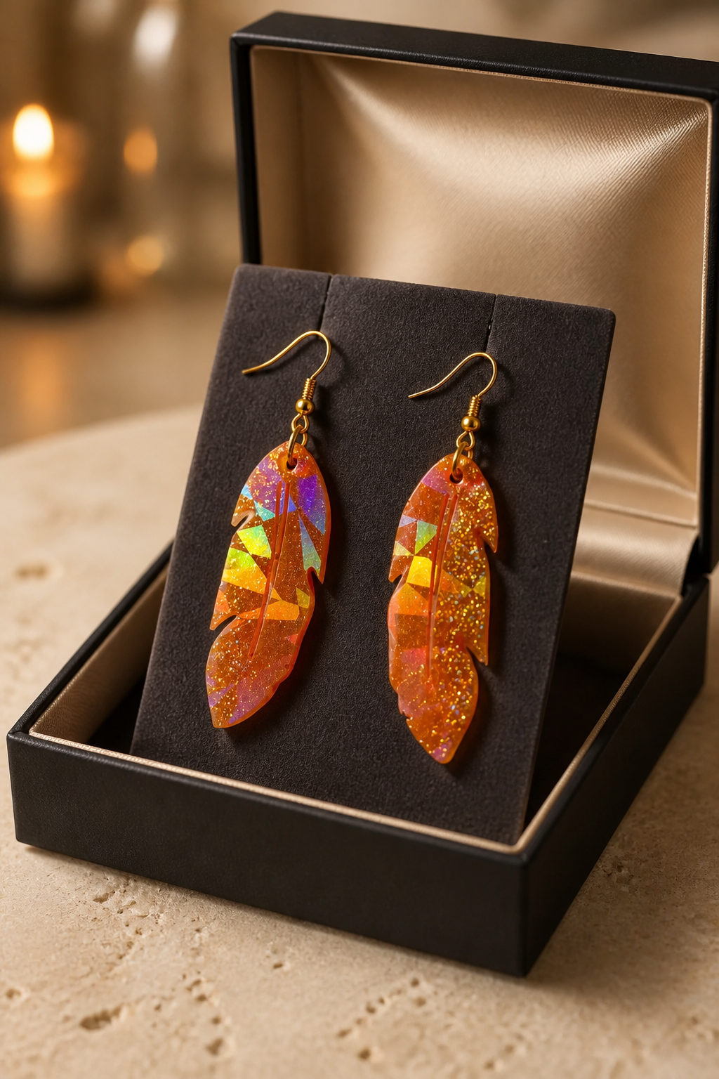 A beautiful cool party stylish hypo-allergenic handmade earring. Made to turn heads . You're getting these , Right !!? V013