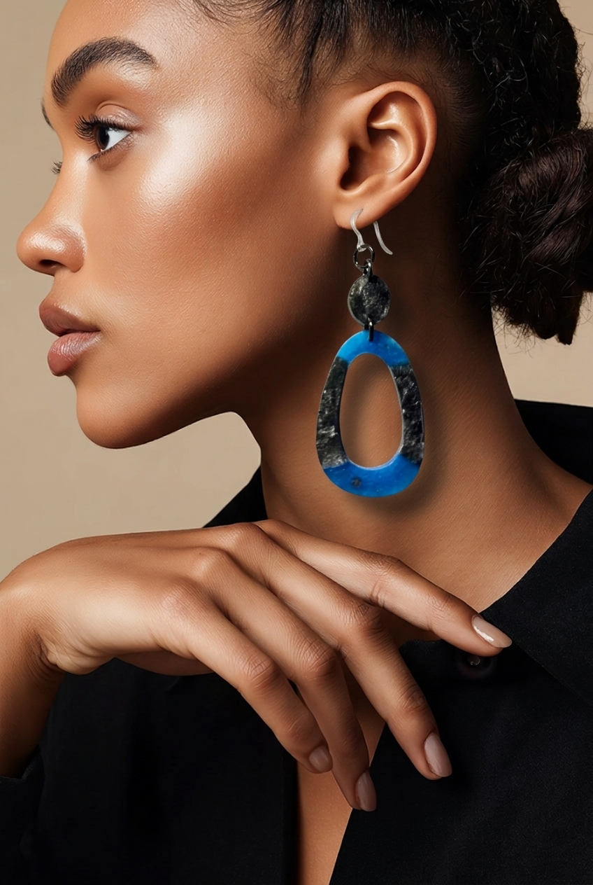 Cool classic unique hypo-allergenic handmade earrings. You didn't ask for them, but you need them! Will make you feel special turning heads where you go .    H09