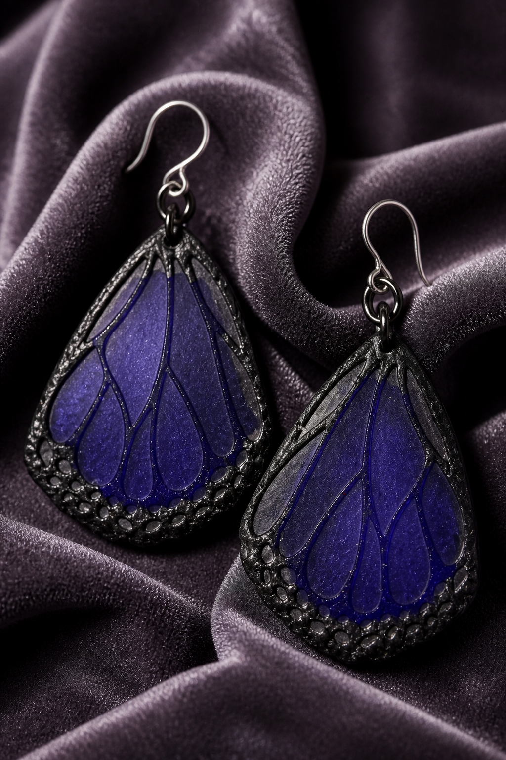 Cool stylish funky hypo-allergenic handmade earrings. One of Kind. Never to be repeated. You know that you deserve these. C'mon take them now ! .      H02
