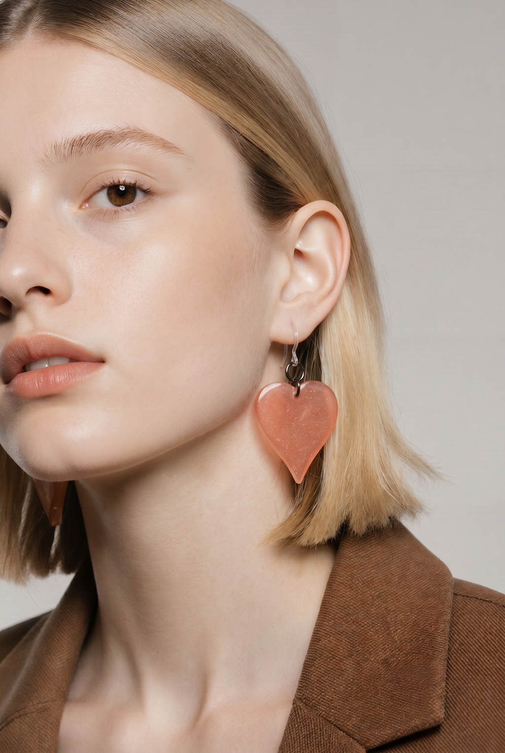 A cool classic elegant hypo-allergenic handmade earring. Don't tempt fate, wear these , you must ! One of a kind , thus once sold it is gone. G05