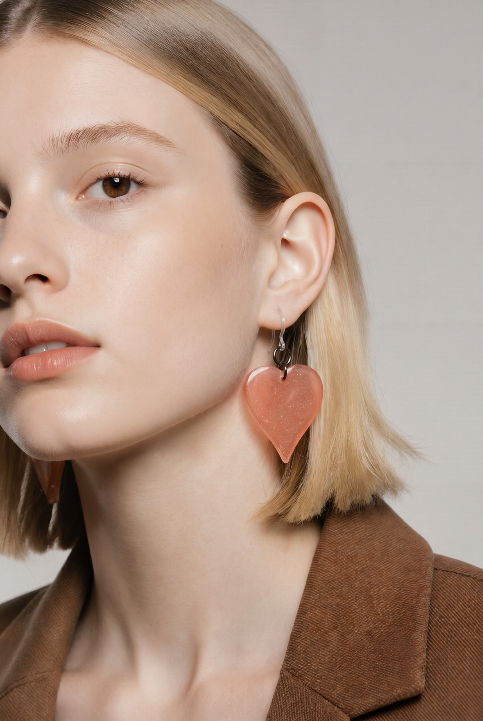 A cool classic elegant hypo-allergenic handmade earring. Don't tempt fate, wear these , you must ! One of a kind , thus once sold it is gone. G05