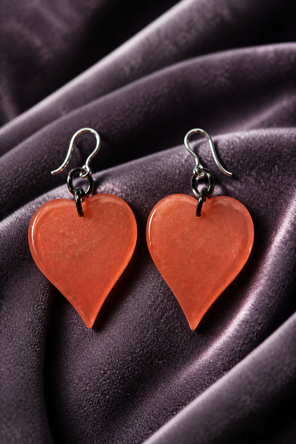 A cool classic elegant hypo-allergenic handmade earring. Don't tempt fate, wear these , you must ! One of a kind , thus once sold it is gone. G05
