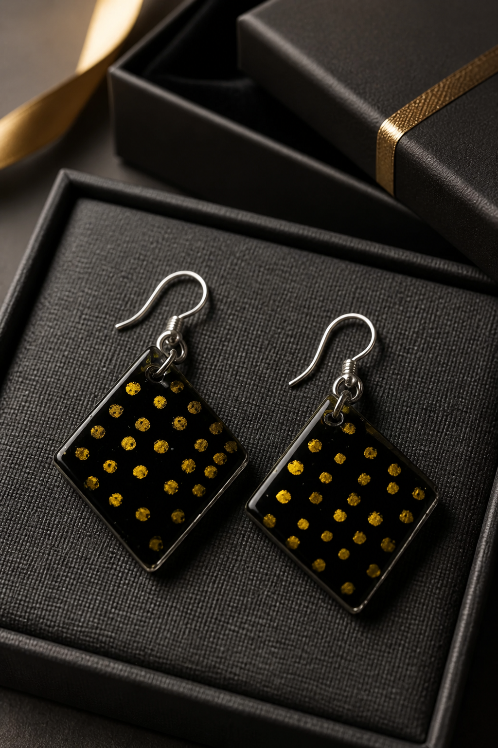 Cool stylish funky hypo-allergenic handmade earrings . Lightweight and comfy. make it yours   !     G04