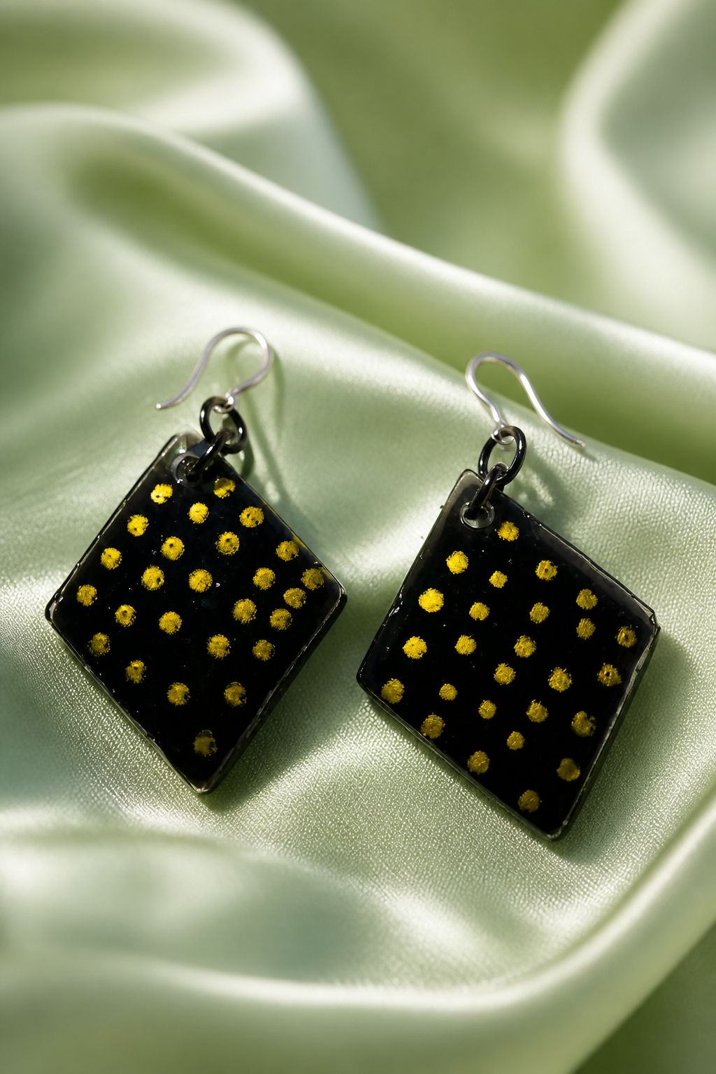 Cool stylish funky hypo-allergenic handmade earrings . Lightweight and comfy. make it yours   !     G04