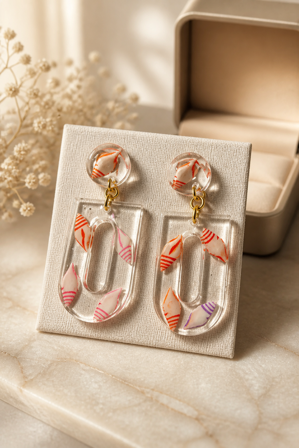 Beautiful stylish gorgeous. Elegant handmade earrings. Your ears want to glammed with these. Take them now  F08