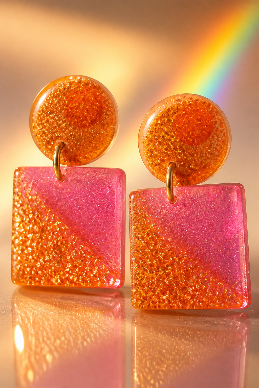 A cool party handmade earring that glows in the dark, is lightweight and is going to change your party style forever. You can take them everywhere.   F06