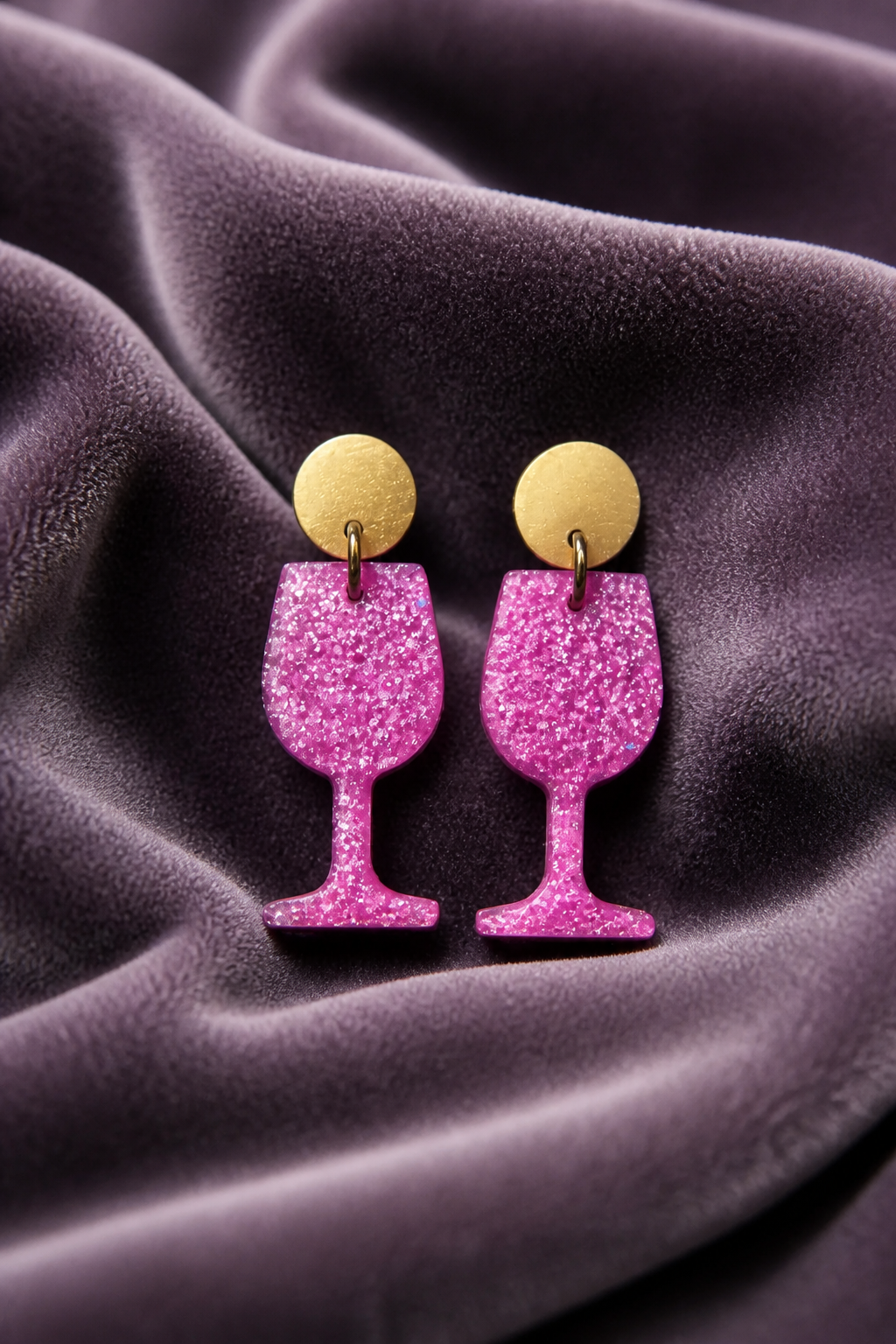 Beautiful funky handmade party earrings. You can now wear your glasses on your ears. Be the star and turn heads at any occasion.  F05