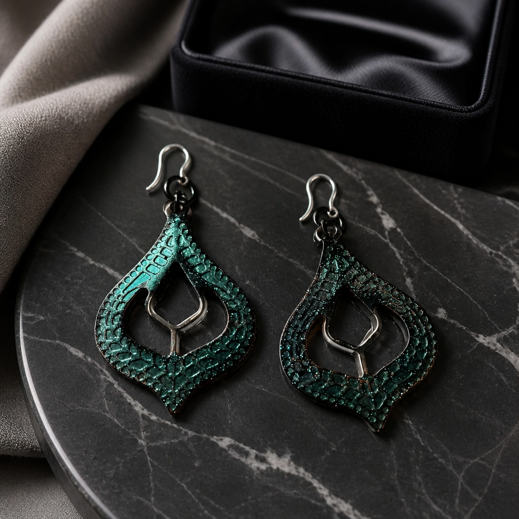 Beautiful elegance, handmade hypo-allergenic earrings. Head turning, these earrings make every outfit unforgettable . Super addition to your collection. Take it now.      E10