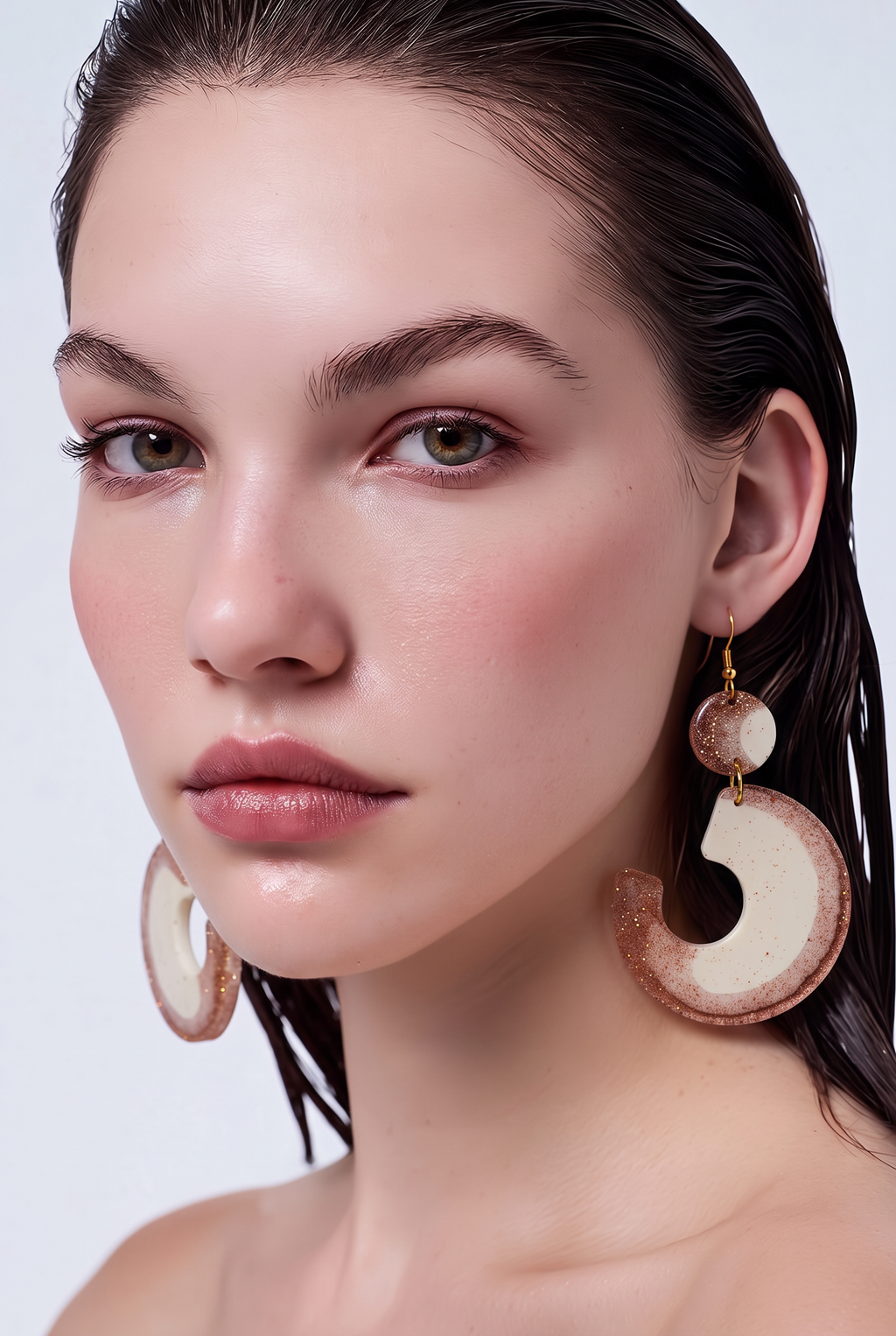 Beautiful stylish elegance.Handmade hypo-allergenic earring . One of a kind . Never to be repeated again. A must for your earring collection.      E08