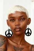Cool funky handmade hypo-allergenic earring.  Lightweight and comfy hooks. Take it anywhere.Made especially for you !      E06
