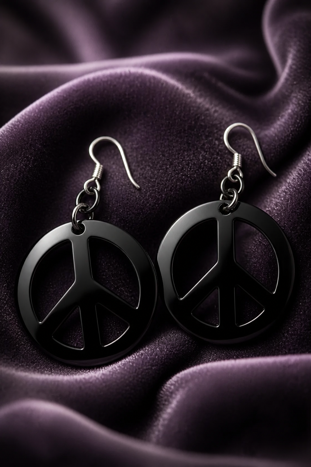 Cool funky handmade hypo-allergenic earring.  Lightweight and comfy hooks. Take it anywhere.Made especially for you !      E06
