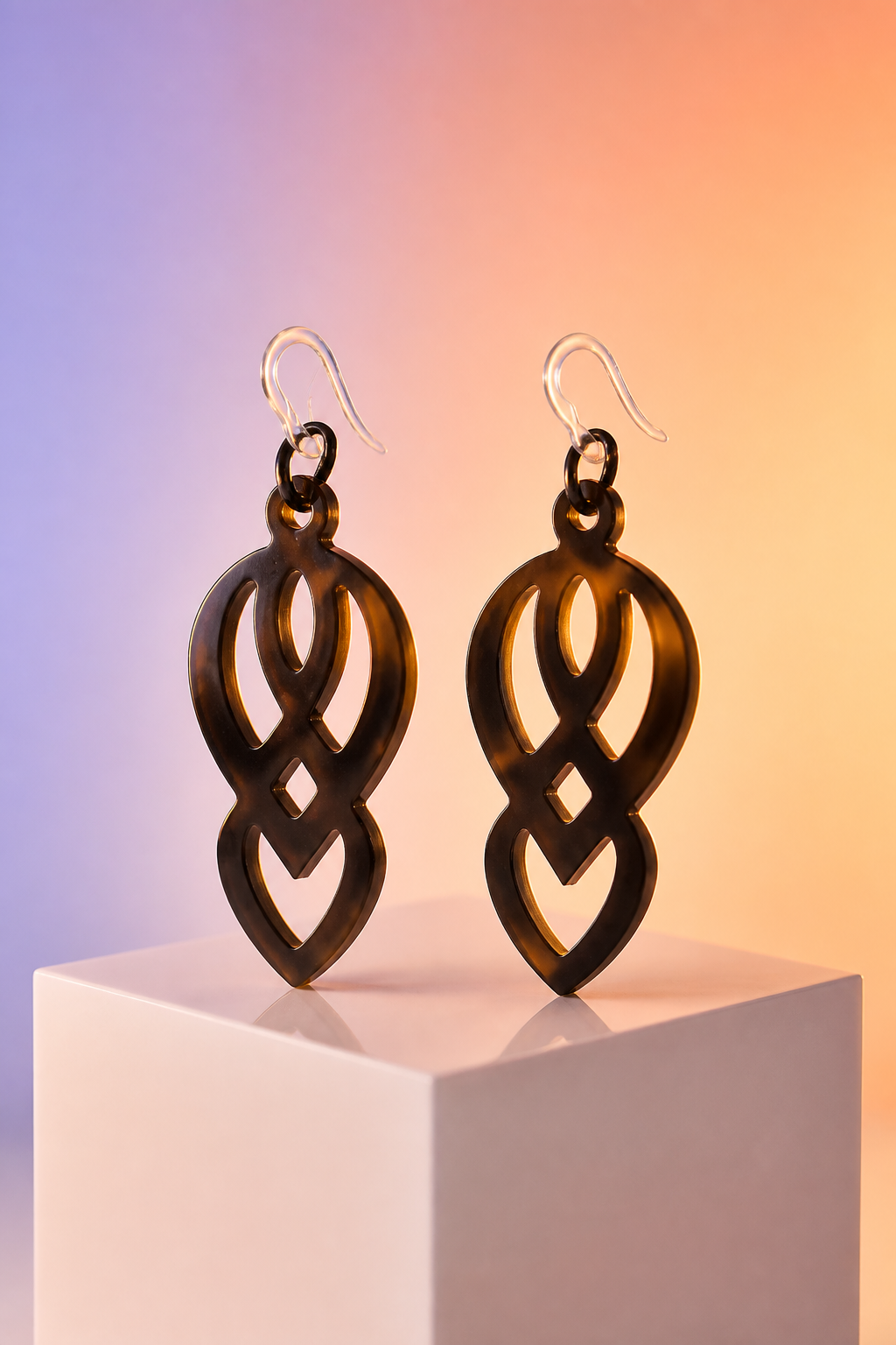 Cool unique and funky handmade hypo-allergenic earrings.Lightweight and stylish to glam your outfit.  Made to turn heads !      E5