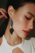 A beautiful beauty. Handmade hypo-allergenic earrings . Turn heads with these. Especially made for the elegant stylish You !  E02