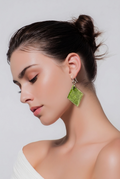 Gorgeous stylish  handmade earrings with hypo-allergenic hooks for a comfy lightweight wear.Classic styled to glam your collection .      D08