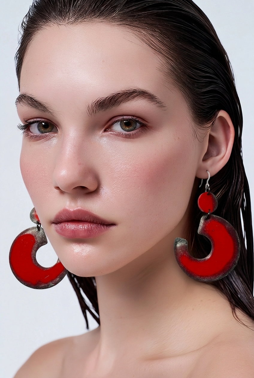 beautiful stylish elegance . Handmade earrings with hypo-allergenic hooks. Styled for any occasion , glam your collection now.     D06