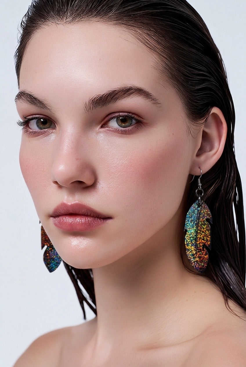 A beautiful beauty, handmade earring with comfy hypo-allergenic hooks. Lightweight to enhance your style at any occasion. Take it now before it is gone.     C08
