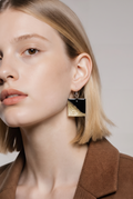 Styliish handmade earrings with comfy hypo-allergenic hooks. Lightweight and can be worn day and night. Made to be enjoyed,  .     C06