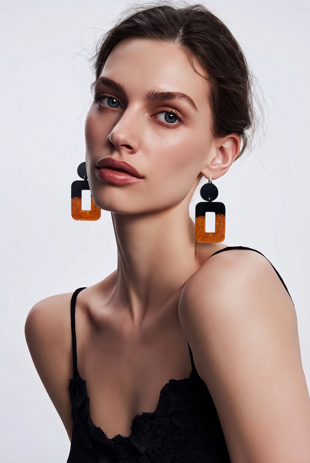 Beautiful glam and stylish handmade earrings , lightweight with comfy hypo-allergenic hooks. Making style easy ! You need this set , take it home..   B10