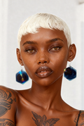 A beautiful elegant handmade earring, light weight and fitted with comfy hypo-allergenic hooks. Be the star of the show! Glam your collection with these.      B03