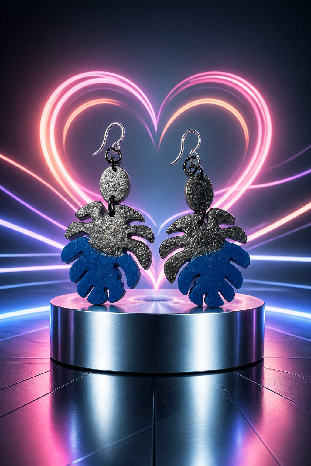 Beautiful classic handmade earrings that are lightweight and are fitted with comfy hypo-allergenic hooks. Made to turn heads , enjoy the attention !       B01
