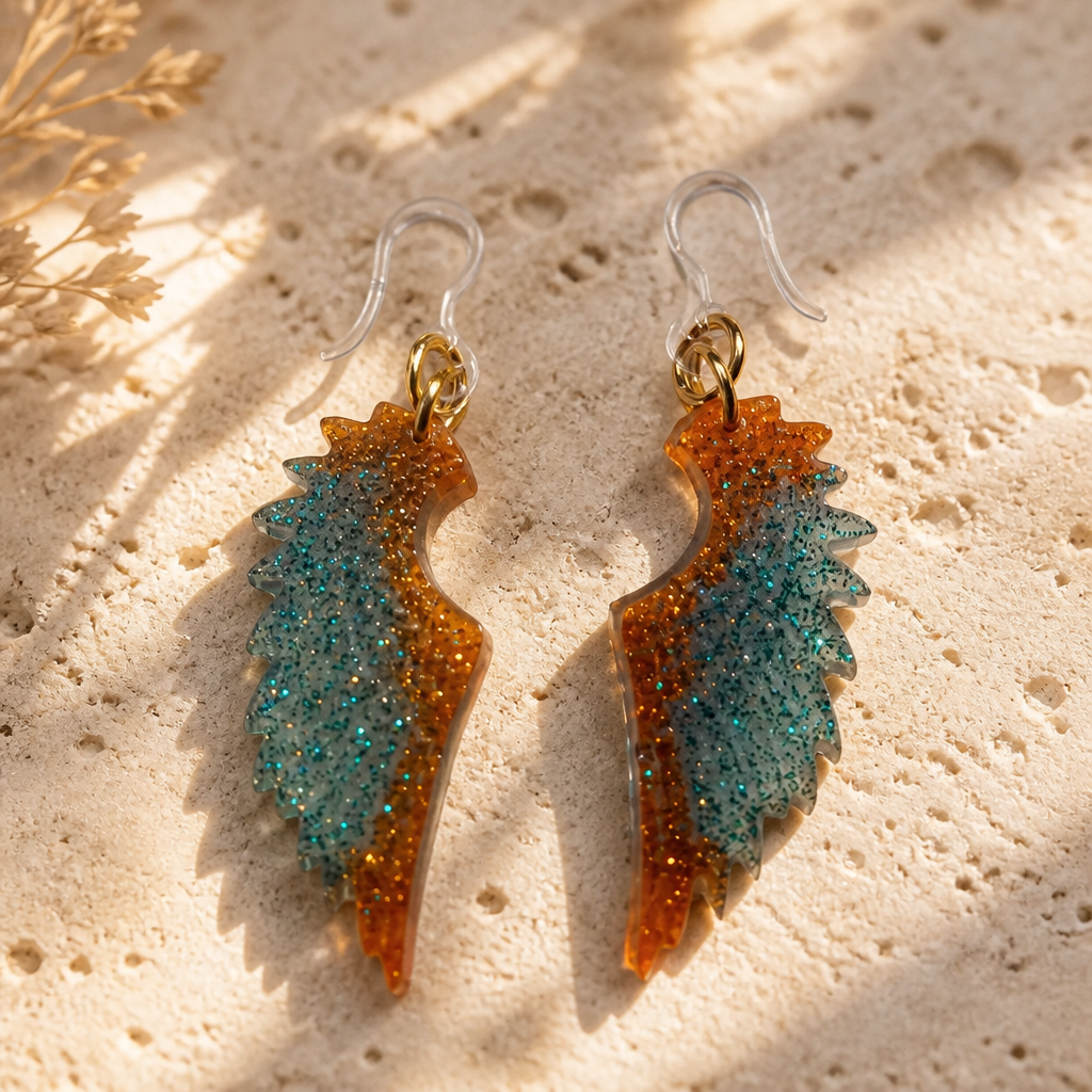 Beautiful classic handmade earrings with comfy hypo-allergenic hooks. Cleopatra colours for glam your style and collection. One of a kind. Just for you. never to be repeated again .    A10