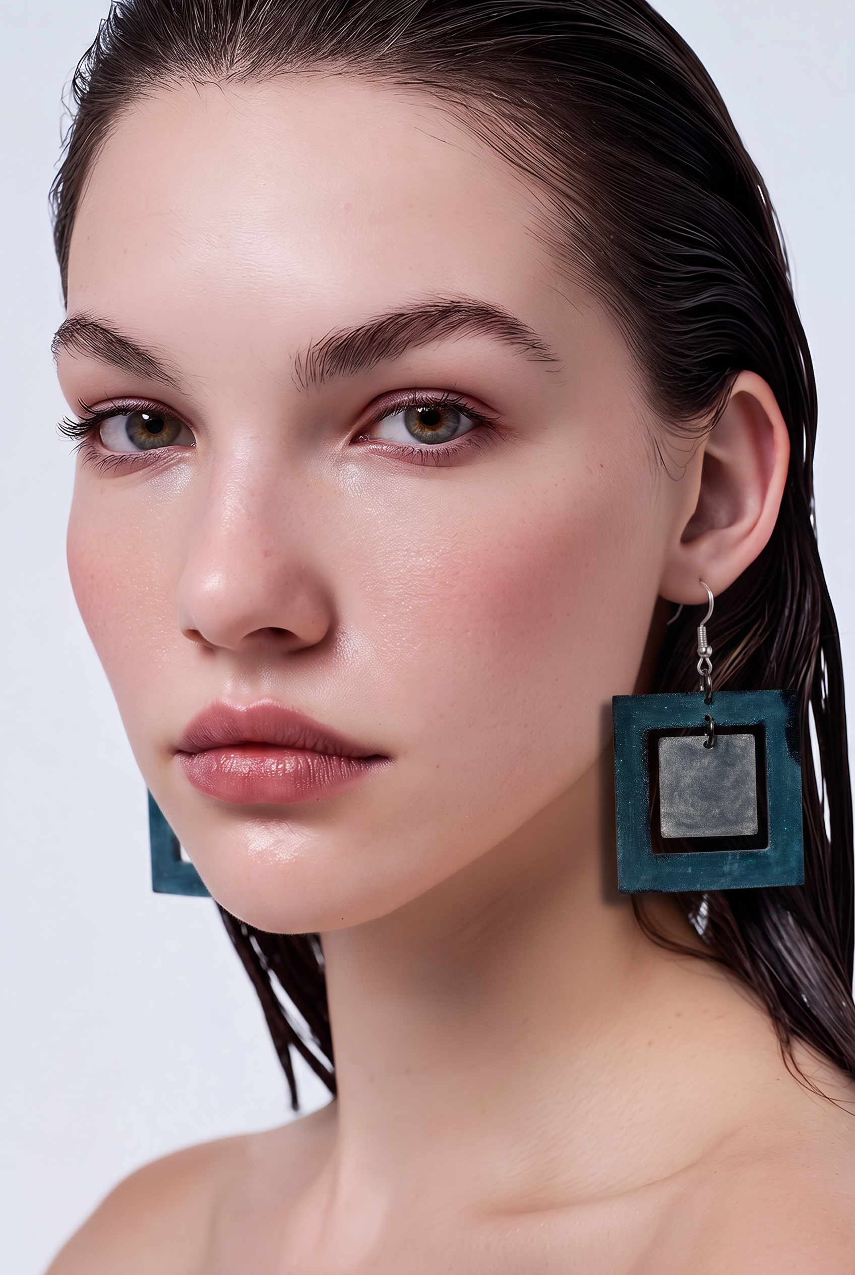 A beautiful funky rustic handmade earring with comfy hypo-allergenic hooks. Made to turn heads , so glamour will be the norm . Take it now.      A09