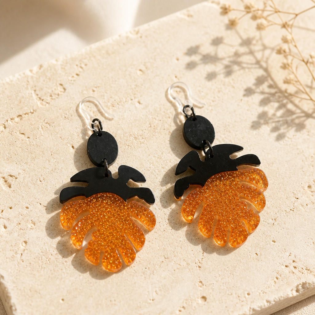 Beautiful classic handmade earrings with comfy hypo-allergenic hooks. Lightweight an ready to glam your style.        A07