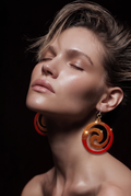 A beautiful beauty . Classic, elegant handmade earrings with comfy hypo-allergenic hooks. Lightweight and waiting to glam your collection. A05