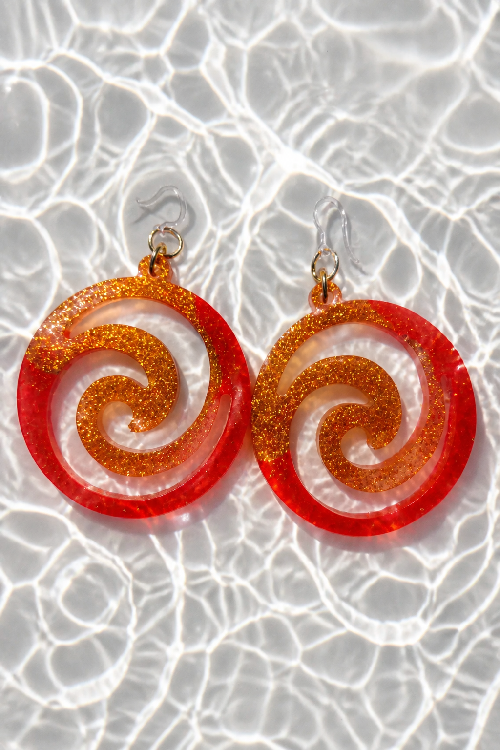 A beautiful beauty . Classic, elegant handmade earrings with comfy hypo-allergenic hooks. Lightweight and waiting to glam your collection. A05