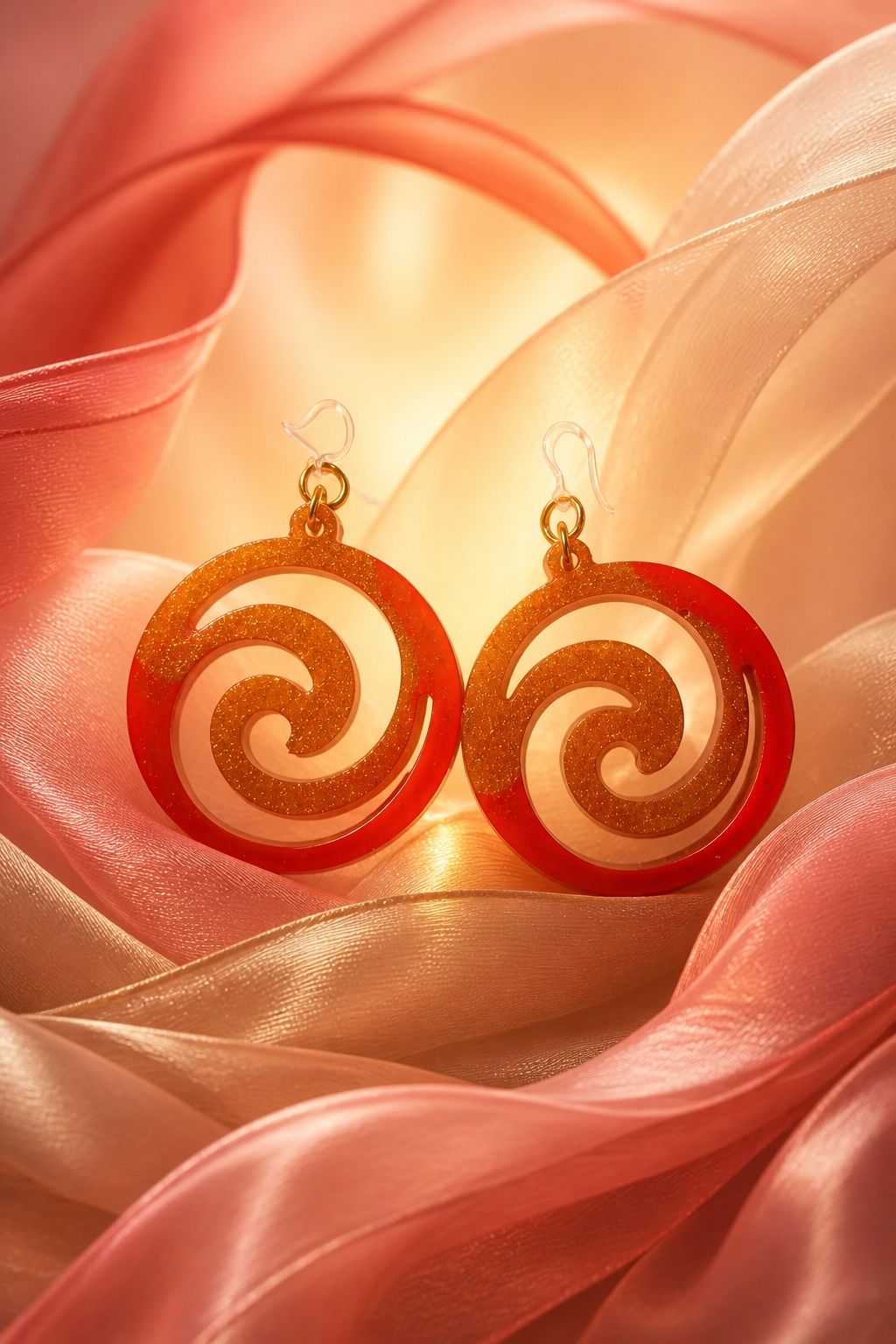 A beautiful beauty . Classic, elegant handmade earrings with comfy hypo-allergenic hooks. Lightweight and waiting to glam your collection. A05