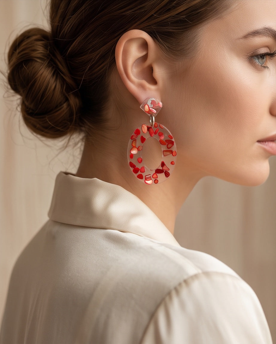 A beautiful stylish elegant handmade earring to glam your style and mood. stand out and enjoy all the attention.   A03
