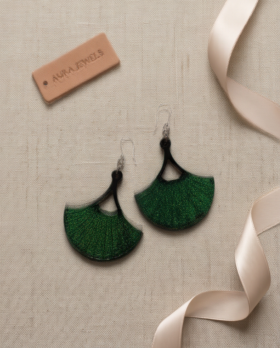 Artisinal detail meets modern elegance in every sparkle. Exquisite handmade earrings. Design V15   www.chakor.co.za