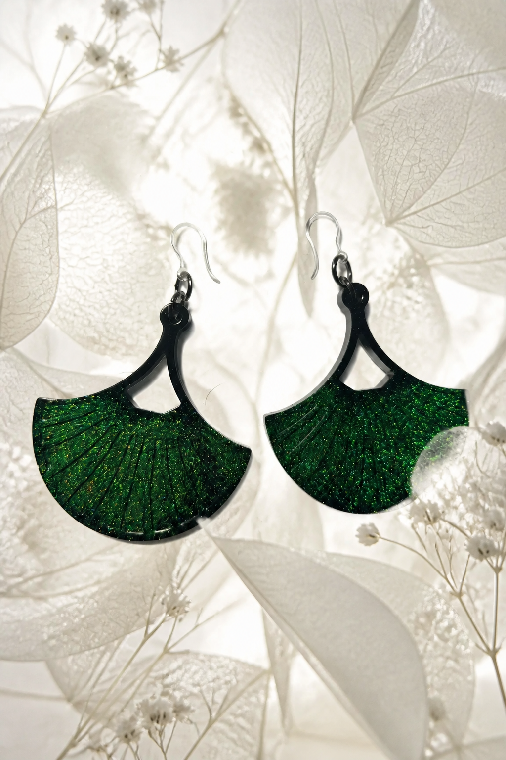 Artisinal detail meets modern elegance in every sparkle. Exquisite handmade earrings. Design V15   www.chakor.co.za