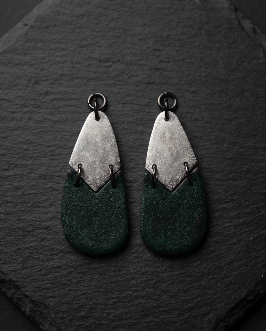 Beautiful rustic look handcrafted earrings Exquisite detail for the discerning style, Design X07 www.chakor.co.za